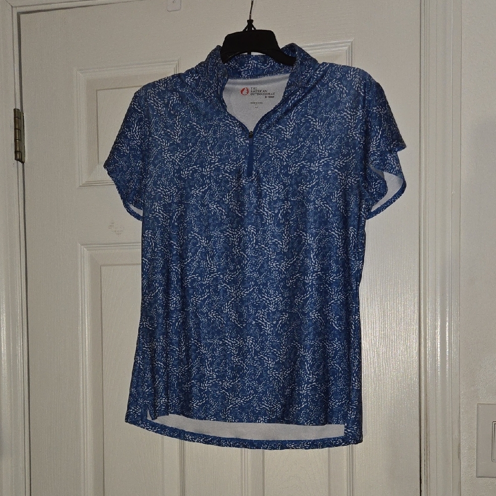 The Great Outdoorsman For Women Blue Patterned Women's Top